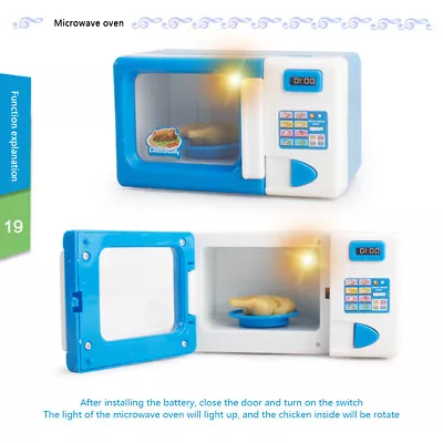 Simulated Electric Small Appliances Children Kitchen Mini Pretend Toys For 0-12Y • $11.30