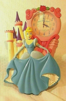 $14.18 • Buy Vintage Cinderella Castle Vintage  Wall Clock - Battery Operated - Quartz