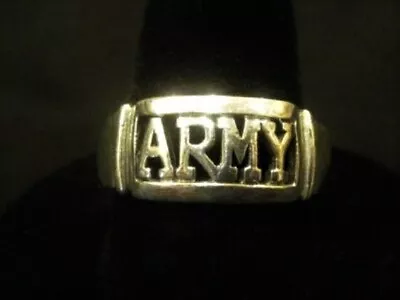 STERLING SILVER 925 MILITARY ARMY US BAND RING SIZE 10 NEW! MEN'S Free Shipping • $34.99