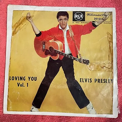 Elvis Presley- 1960's RCA  4 Tracks  7  Vinyl. VG+/EX Collectable • $30