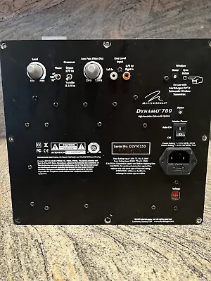 MartinLogan Dynamo 700 Subwoofer  Plate Amplifier Not Working. • $35