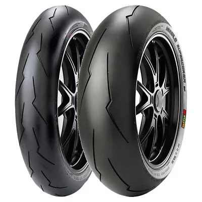 Tyre Pair Pirelli 120/70-17 58w + 180/60-17 75w Diablo Supercorsa V2 Sc1 • $832.70