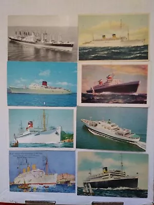 Vintage Cruise Liner Ship Postcards 32  • $45