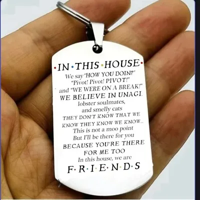 Funny Tv Show Friends Hot Line Quote Keychain Laugh Comedy Cheer Life  • $9.91