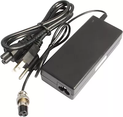 36V 1.8A Female 3-Pin XLR Lead Acid Battery Charger With 3-Prong Inline Power Su • $14.55