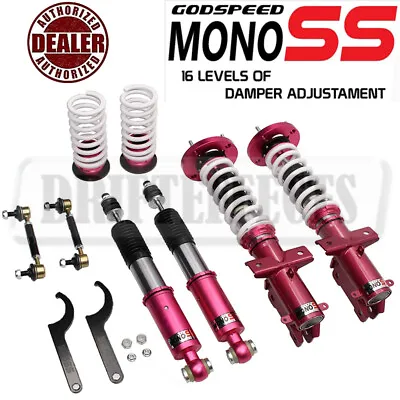 For Ford Mustang 2005-14 Godspeed MonoSS MSS0610 Damper Coilovers Camber Plate • $675