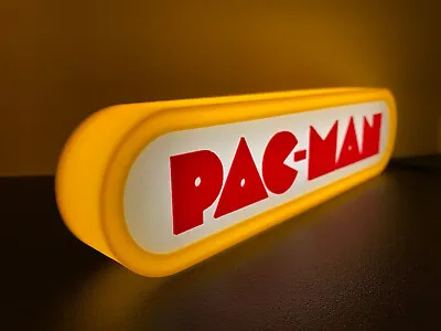 Pac-Man 3d Printed Led Sign • $20