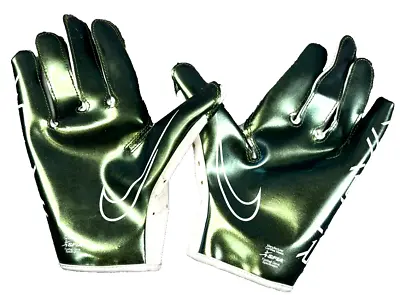 Nike Vapor Jet 7.0 Football Gloves - Youth Medium Green And White • $21.89