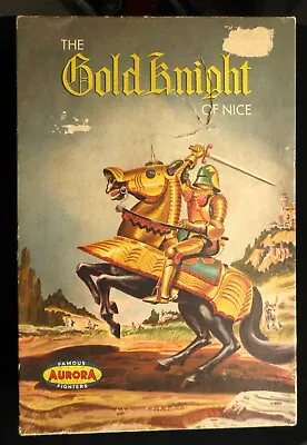 Aurora “The Gold Knight Of Nice”  Complete Vintage Model Kit  1/8 Scale • £110