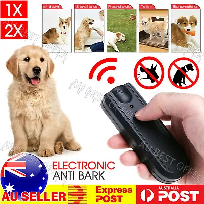 Bark Device Ultrasonic Dog Barking Control Stop Repeller Trainer AU • $11.16