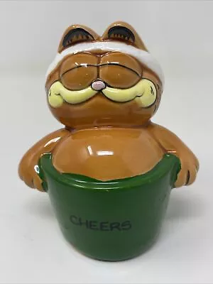 £24.22 • Buy Enesco Garfield In Cheers Mug Ceramic Figure Christmas 1981 Cartoon Figurine
