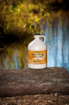 Pure Wisconsin Maple Syrup Gallon Medium Amber.  • $54