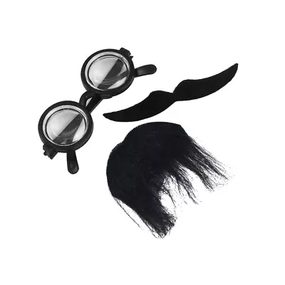  Man Pirate Mustache Costume Simulation Mustaches And Eyewear Kit • £10.58