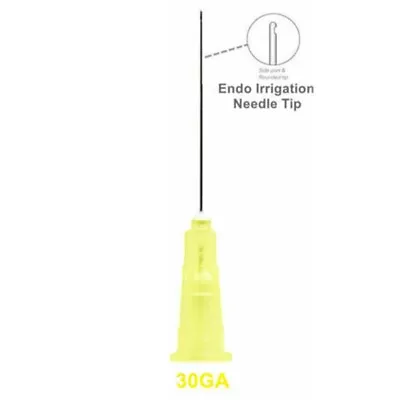 1 Pack Dental Disposable Endo Irrigation Needle Syringe Tips 30G One-Side Hole • $12.33