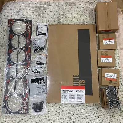 RE-RING REBUILD KIT W/ ROD & MAIN BEARINGS For 6BT CUMMINS 12V 5.9 P7100 • $301.80