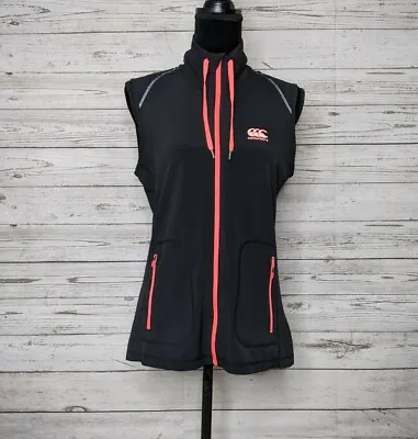 Canterbury Black Pink Softshell Gilet Women's 12 • £38.60