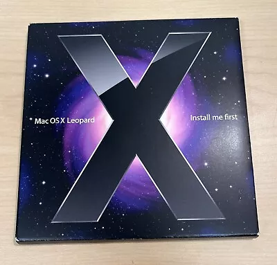 MAC OS X Leopard Version 10.5.6 Apple DVD CD 2008 Macintosh Install DVD • $33