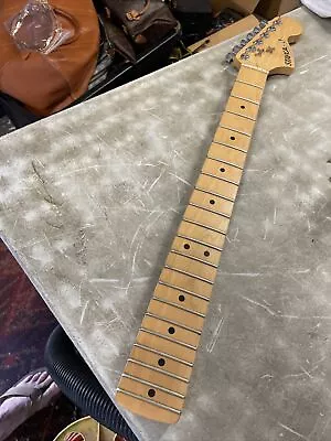$75 • Buy Fender Starcaster Stratocaster Squier Guitar Maple Neck Luthier 70 Big Headstock