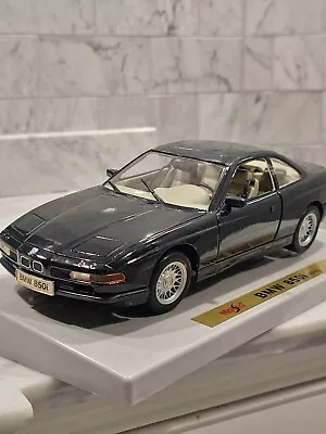 Maisto BMW 850i 1990 Special Edition Gray Base 1/18 Die Cast Car FREE SHIPPING  • $28.99