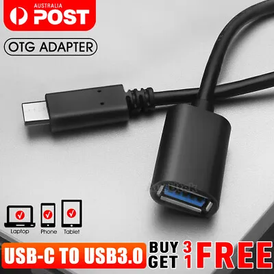 $6.99 • Buy USB 3.1 Type C USB-C Male To USB 3.0 Female OTG Data Cable Converter Adapter