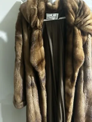 J Mendel Full Length Mink Fur Coat • $6500