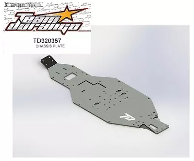 $30.94 • Buy RC Team Durango DEX210F Buggy TD320357 Chassis Plate Aluminum NIB  