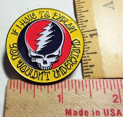 Vintage  Grateful Dead  Pin Collectible Old Rock Band Music Memorabilia Pinback • $8.95