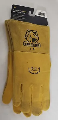 $10 • Buy New Black Stallion Xl Mig Welding Gloves Leather Premium Deerskin