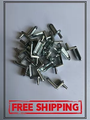 113301 Genuine X 20 IKEA BESTA Shelf Support Pins Plugs Fixings Brackets • £3