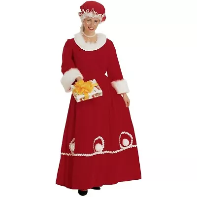 Mrs Claus Costume Adult Christmas Outfit Fancy Dress • $97.83