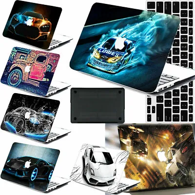 Car Painted Hard Rubberized Case+Keyboard Cover For Macbook Pro Air 11 12 13 15 • $15.29