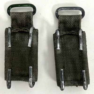 British Military Issue 58 Pattern Webbing Belt Yoke Attachment Point Brackets • £19.95