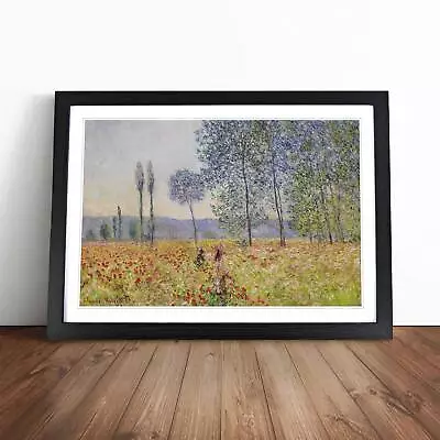 Claude Monet Walking In The Fields Wall Art Print Framed Canvas Picture Poster • £24.95