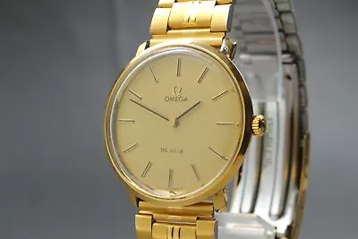 【Exc+5】 VIntage Omega DeVille Gold Dial Hand Winding Men's Watch From Japan... • $722.23