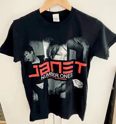 Janet Jackson Number Ones Up Close And Personal Tour Concert Tshirt New • £18.99