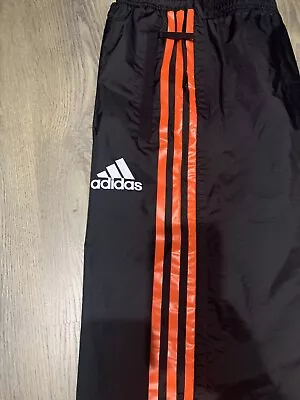 $49.95 • Buy Adidas Black With Red Stripe  Rain Pants CW8806 Xl