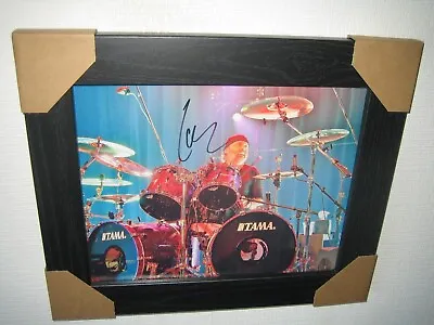 Lars Ulrich ; Metallica ; Hand Signed Photograph (8x10) Framed + CoA • £89