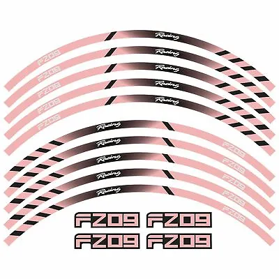 For Yamaha FZ09 17  Motorcycle Reflective Wheel Rim Tape Decal Stripes Sticker • $14.99