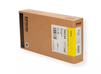 Epson Yellow T6534 - 200 Ml Ink Cartridge For Epson Pro 4900 • $89.99