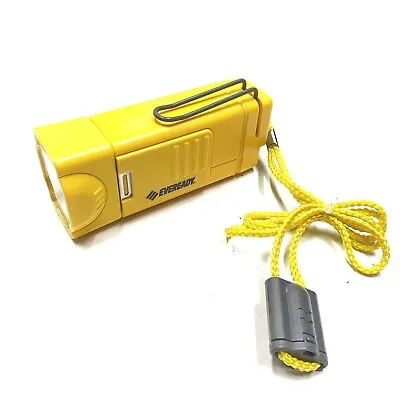 Eveready Lantern Flashlight Vintage Yellow Plastic Camping Light J8 • $19.95