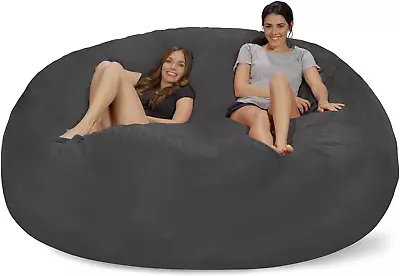 Chill Sack Bean Bag Chair: Giant 8' Memory Foam Furniture Bean Bag - Big Sofa Wi • $392.25