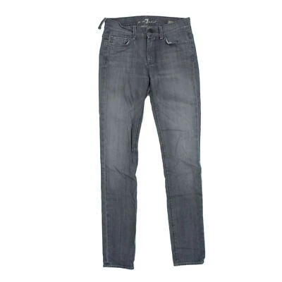 7 For All Mankind Women's Jeans W 29 In; L 32 In Grey 100% Cotton Straight • £11.60
