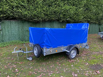 HEAVIEST DUTY 660gsm Ifor Williams P8e Full Mesh Extended 4ft Ramp Trailer Cover • £249.99