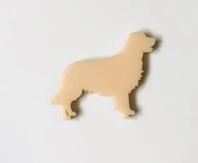 Golden Retriever Dog Brooch Badge Pin Scarf Fastener Gift • $3.92