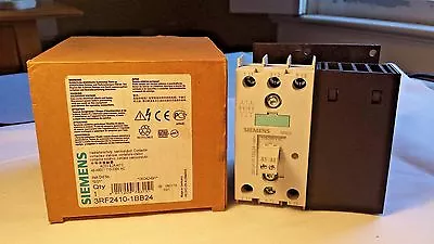 Siemens 3RF2410-1BB24 Contactor 120/230v Coil  3 Pole Motor Starter NIB • $125