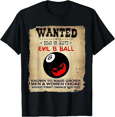 NEW LIMITED 8 Ball Pool Billiards League Short Sleeve Best Premium T-Shirt S-3XL • $23.71
