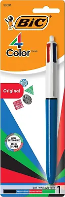 Medium Point Ball Pen 4 Colors Assorted Ink 1 Per Pack • $5.33