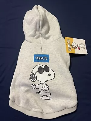 Peanuts Comics Snoopy Warm & Cozy Christmas Dog Hoodie Dog Sweater Size Small • $35