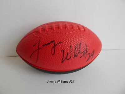 Jimmy Williams Signed Atlanta Falcons Mini Foam Football • $15.95