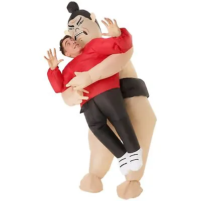 £43.99 • Buy Sumo Wrestler Inflatable Pick Me Up Costume Adult Funny Blow Up Fancy Dress